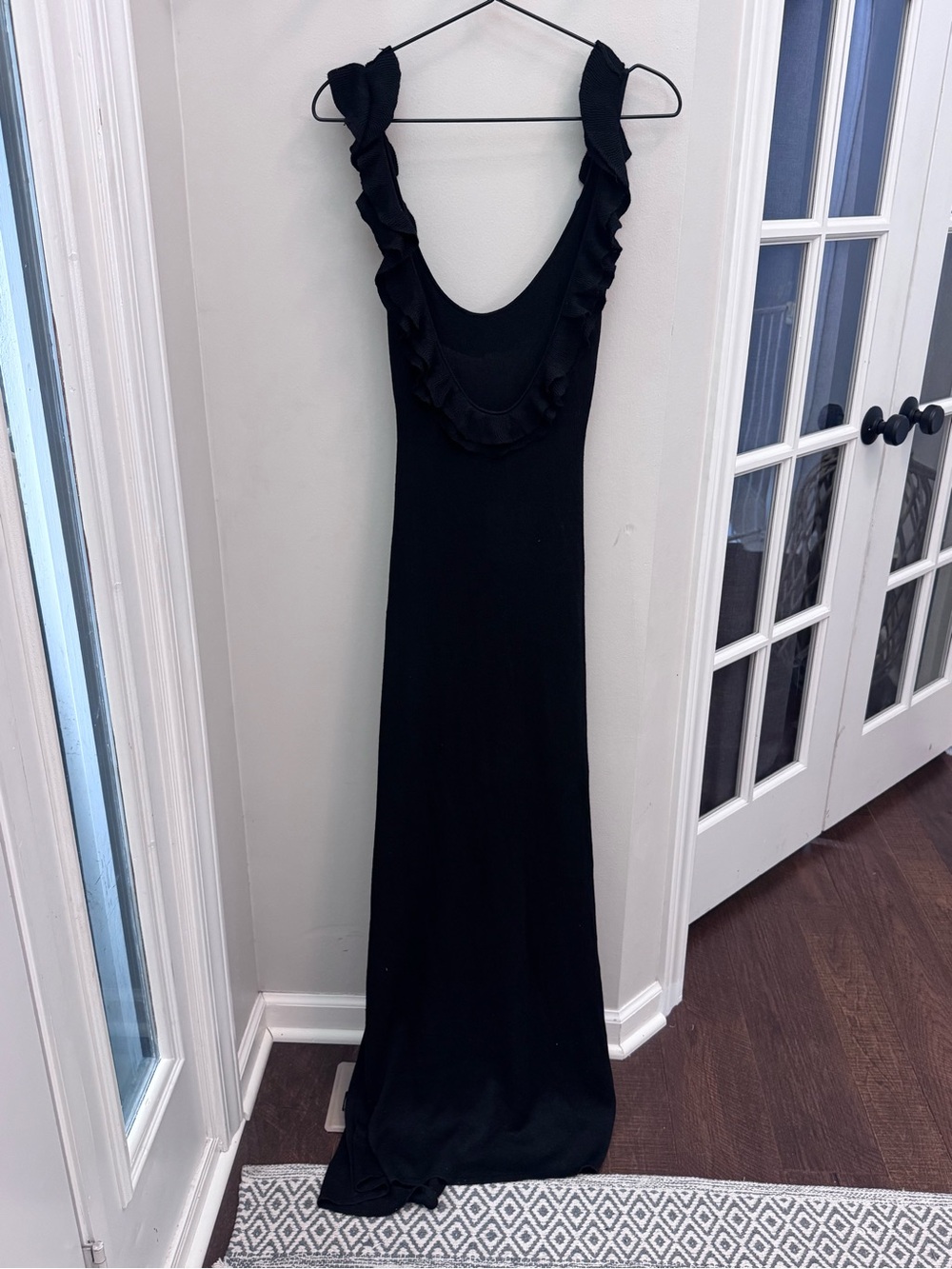 ASTA Resort Elise Maxi Dress Sheer Black New - Picture 9 of 11